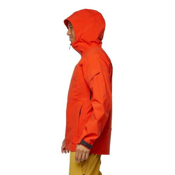 Black Diamond Recon Stretch Ski Shell Jacket Parka Gore-Tex Octane Orange Mens M - Picture 2 of 6